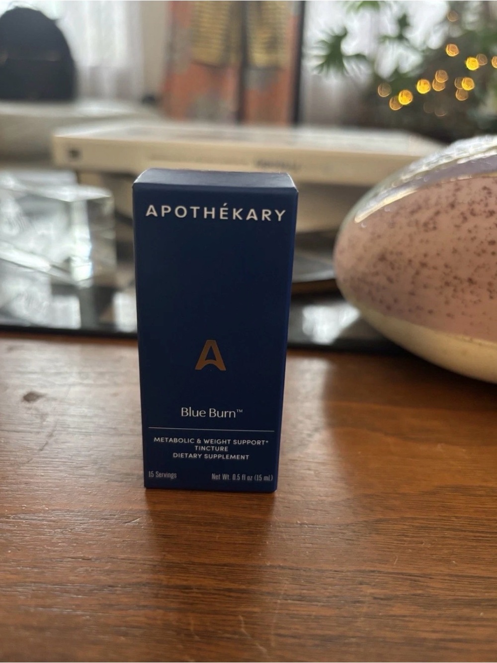 APOTHEKARY Blue Burn Metabolic & Weight Support Tincture 1 oz Exp 09/2028 Sealed